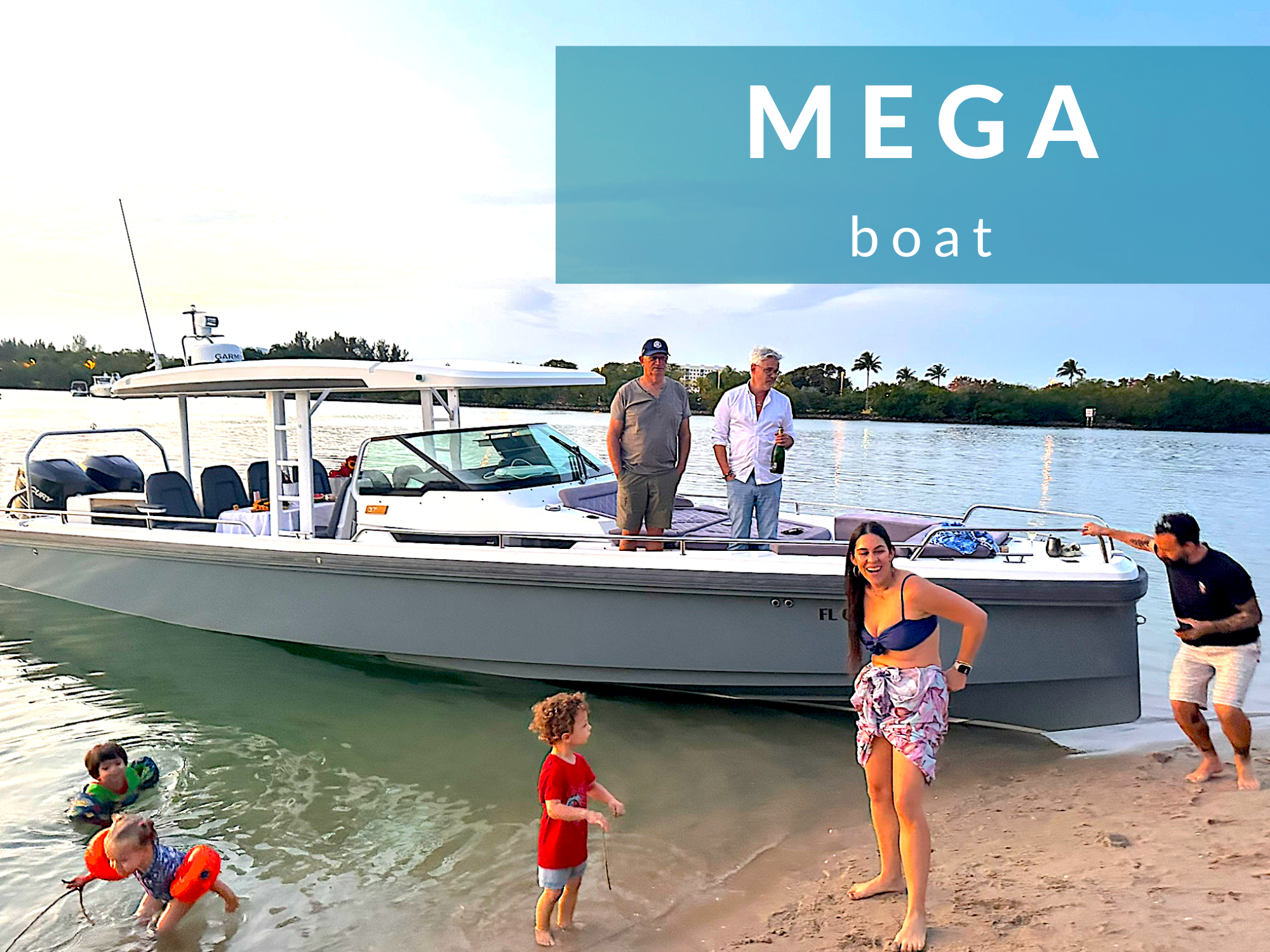 Mega Boat For Rental Miami