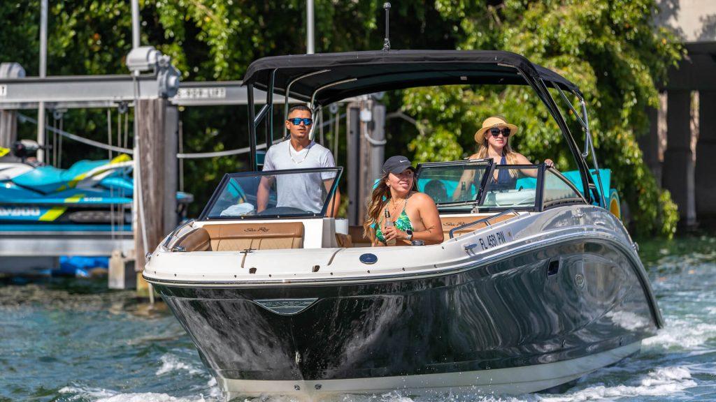 Miami boat rental routes