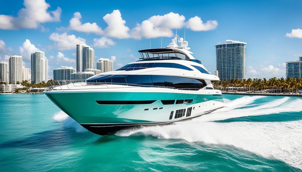 Luxurious Yacht Ready For Rental In Miami Beach