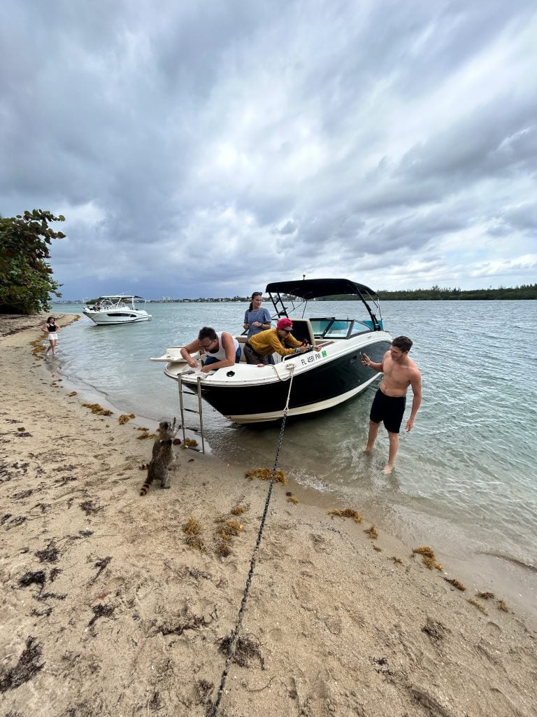 Explore Raccoon Island With Aquarius Boat Rental Miami