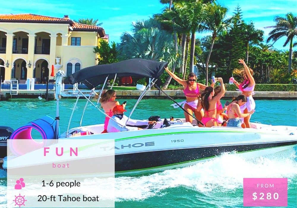 Best Miami Boat Tours and Rentals for Social Gatherings. Fun Boat Rentals.